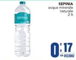 Gruppo di Palo Sepinia acqua minerale naturale offerta