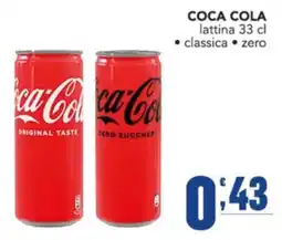 Gruppo di Palo Coca-Cola lattina offerta
