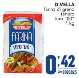 Gruppo di Palo Divella farina di grano tenero tipo "00" offerta