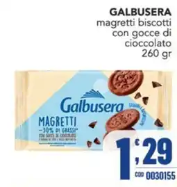 Gruppo di Palo Galbusera maggetti biscotti con gocce di cioccolato offerta