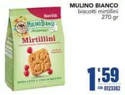 Gruppo di Palo Mulino Bianco biscotti mirtillini offerta