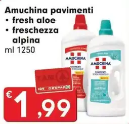 Eurospar Amuchina pavimenti fresh aloe offerta