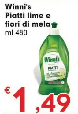Eurospar Winni's Piatti lime e fiori di mela offerta