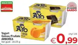 Despar Yogurt Goloso/ Frullato Arborea offerta