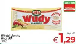 Despar Würstel classico Wudy AIA offerta