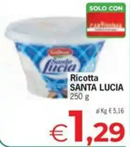 Despar Ricotta Santa Lucia offerta
