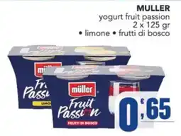 Gruppo di Palo muller Fruit Passion frutti di bosco offerta