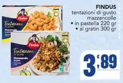 Gruppo di Palo Findus Tentazioni di gusto Mazzancolle offerta
