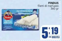 Gruppo di Palo Findus filetti di merluzzo offerta