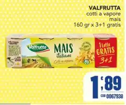 Gruppo di Palo Valfrutta Mais italiano offerta