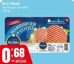 Gruppo di Palo Hamburger di cotto Blu Italia offerta