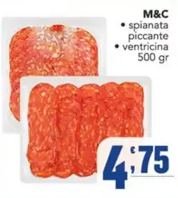 Gruppo di Palo M&C spianata piccante offerta