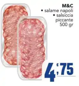 Gruppo di Palo M&C salame napoli salsiccia piccante offerta