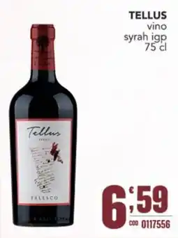 Gruppo di Palo Tellus vino syrah igp offerta