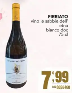 Gruppo di Palo Firriato vino le sabbie dell'etna bianco doc offerta