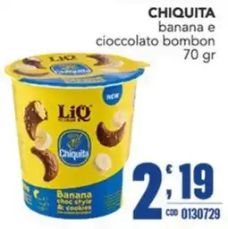 Gruppo di Palo LiQ Chiquita banana e cioccolato bombon offerta