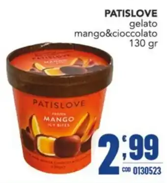 Patislove gelato mango&cioccolato