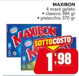 Gruppo di Palo Maxibon snack gelato offerta