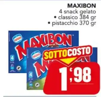 Gruppo di Palo Maxibon snack gelato offerta