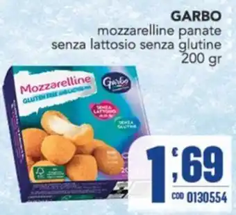 Gruppo di Palo Garbo mozzarelline panate senza lattosio senza glutine offerta