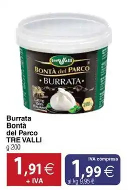 Docks Cash&Carry Burrata Bontà del Parco Tre Valli offerta