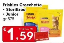 Eurospar Friskies Crocchette Sterilized Junior offerta