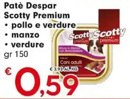Eurospar Patè Despar Scotty Premium offerta