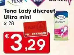 Eurospar Tena Lady discreet Ultra mini offerta