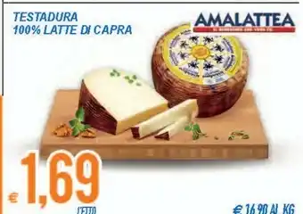 MD Discount Amalattea testadura 100% latte di capra offerta