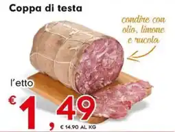 Eurospar Coppa di testa offerta