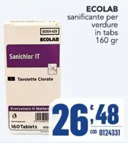 Gruppo di Palo Sanichlor IT Ecolab offerta