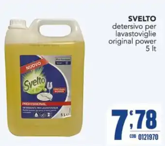 Svelto detergente per lavastoviglie original power