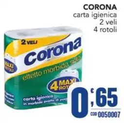 Gruppo di Palo Corona carta igienica offerta