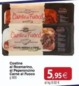 Docks Cash&Carry Costine al Rosmarino, al Peperoncino Carne al Fuoco offerta
