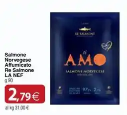 Docks Cash&Carry Salmone Norvegese Affumicato Re Salmone LA NEF offerta