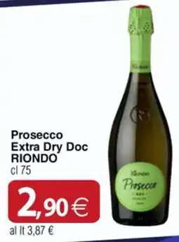 Docks Cash&Carry Prosecco Extra Dry Doc Riondo offerta