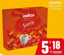 Gruppo di Palo Lavazza caffè suerte offerta
