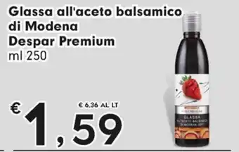 Glassa all'aceto balsamico di Modena Despar Premium
