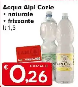 Eurospar Acqua Alpi Cozie offerta