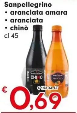 Eurospar Sanpellegrino aranciata amara offerta