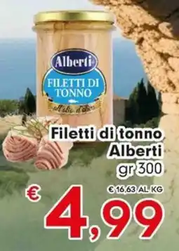 Eurospar Filetti di tonno Alberti offerta