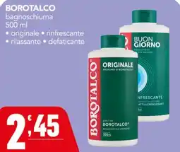 Gruppo di Palo Bagnoschiuma Borotalco originale offerta