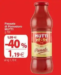 Docks Cash&Carry Passata di Pomodoro Mutti offerta