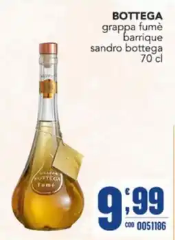 Gruppo di Palo Bottega grappa fumè barrique offerta