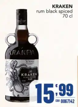 Gruppo di Palo Kraken rum black spiced offerta