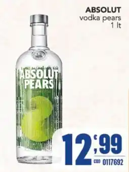 Gruppo di Palo Absolut vodka pears offerta