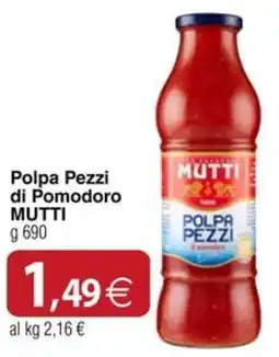 Docks Cash&Carry Polpa Pezzi di Pomodoro MUTTI offerta