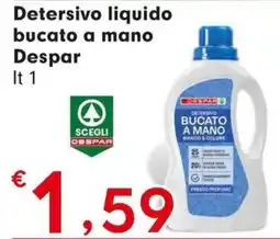 Eurospar Detersivo liquido bucato a mano Despar offerta