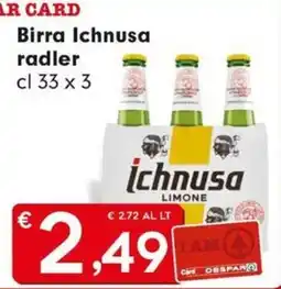 Eurospar Birra Ichnusa radler offerta