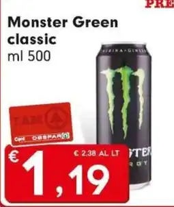 Eurospar Monster Green classic offerta